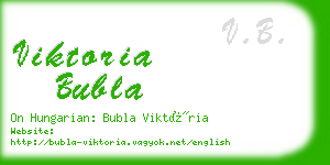 viktoria bubla business card